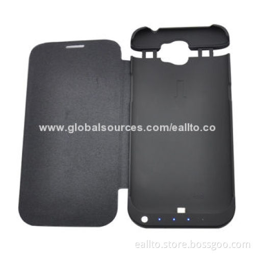 Clip Power Bank Case for Samsung Galaxy Note 2 with Flip Cover